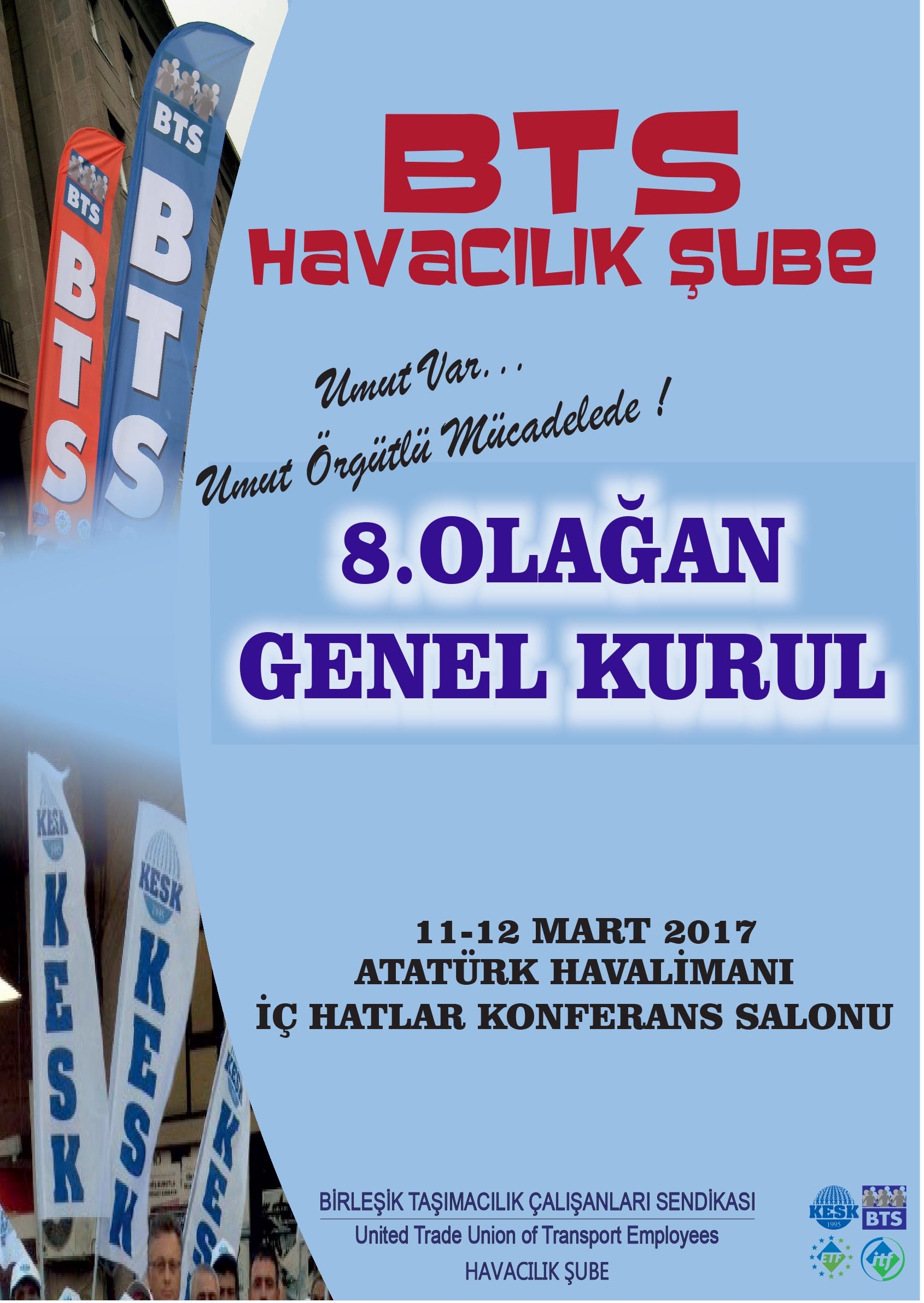 HAVACILIK ŞUBE: 8.OLAĞAN GENEL KURUL ÇAĞIRIYORUZ!