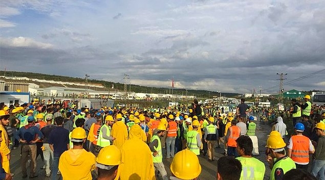 İstanbul Yeni Havalimanında Çalışan İşçilerin Yanındayız!