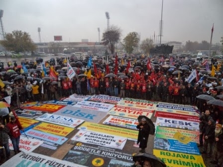 Savaşa Karşı Onbinler Gaziantep'te Alanlardaydı!