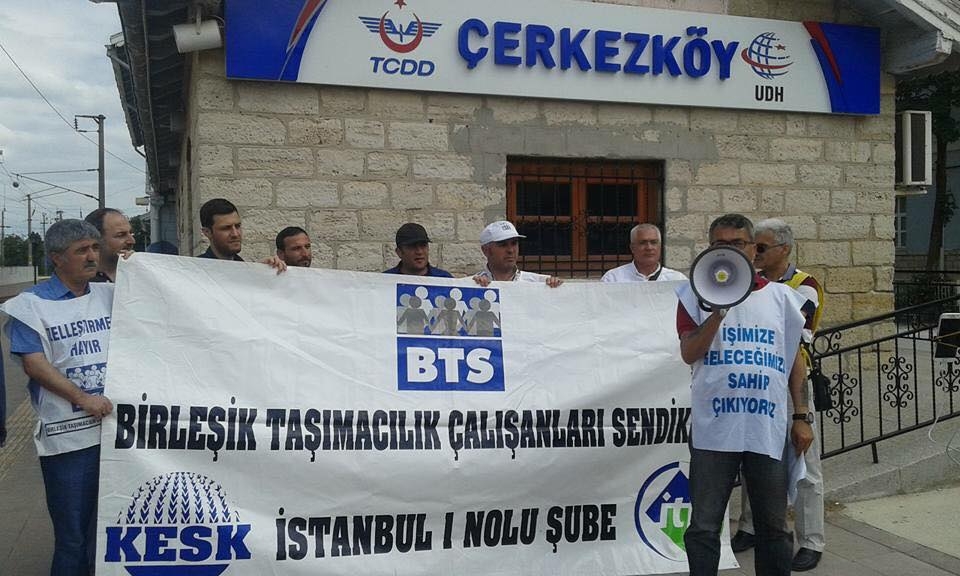 İstanbul 1 Nolu Şubemizce Çerkezköy'de Basın Açıklaması Yapıldı!