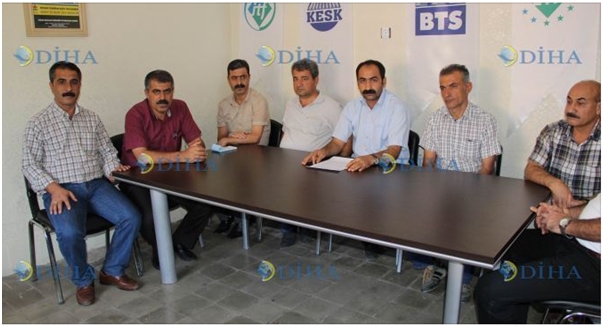 Diyarbakır Şubemizden Demiryolu Hattının Kullanılarak IŞİD'e Yardım Gönderilmesi Hakkında Basın Açıklaması Yapıldı!