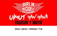 DİSK-KESK-TMMOB-TTB 1 MAYIS 2021 PROGRAMI: UMUT YAN YANA!