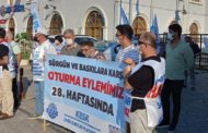 İzmir Şubemizden 28.Haftasında Basın Açıklaması ve Oturma Eylemi