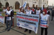 40.Haftasında İzmir Şubemizden Sürgün ve Baskılara Karşı Basın Açıklaması Ve Oturma Eylemi