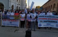 38.Haftasında İzmir Şubemizden Baskılara ve Sürgünlere Karşı Basın Açıklaması ve Oturma Eylemi