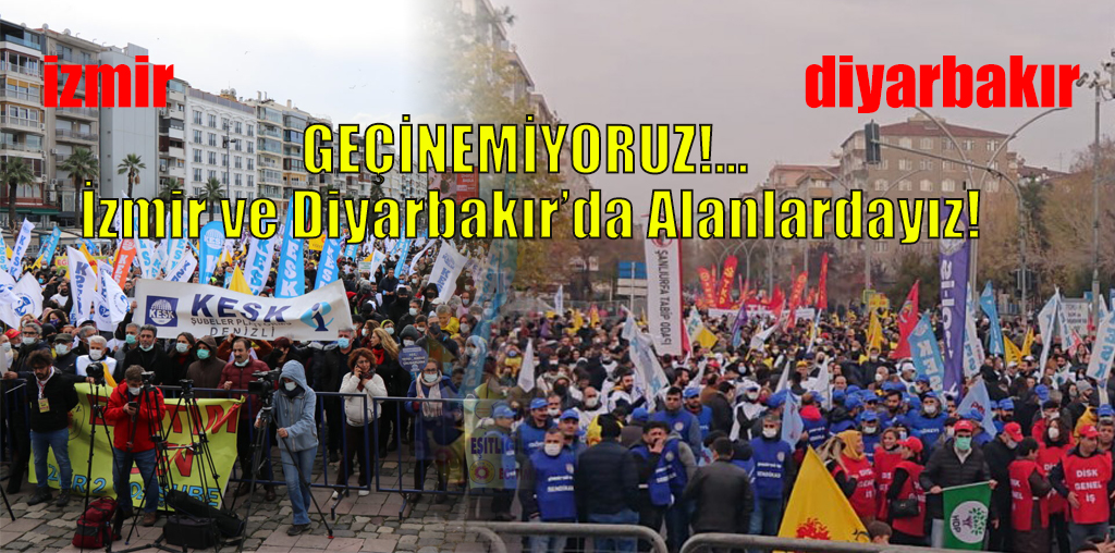 İzmir ve Diyarbakır’da GEÇİNEMİYORUZ! Bölge Mitingleri Gerçekleştirildi.