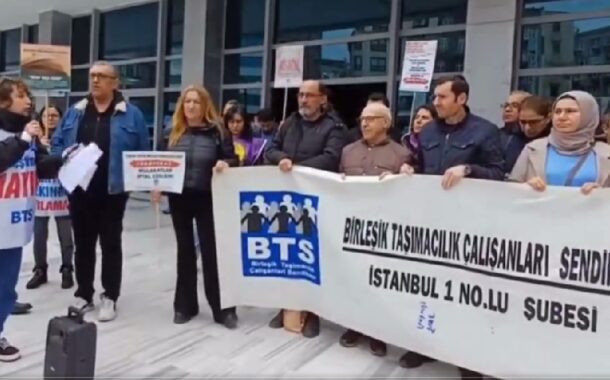 İstanbul 1 Nolu Şubemiz tarafından Sirkeci Gar önünde Basın Açıklaması; 