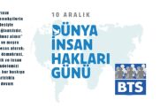 Bugün İnsan Hakları Haftasının Başlangıç Günü ve İnsan Hakları Evrensel Beyannamesinin Kabul Günü.