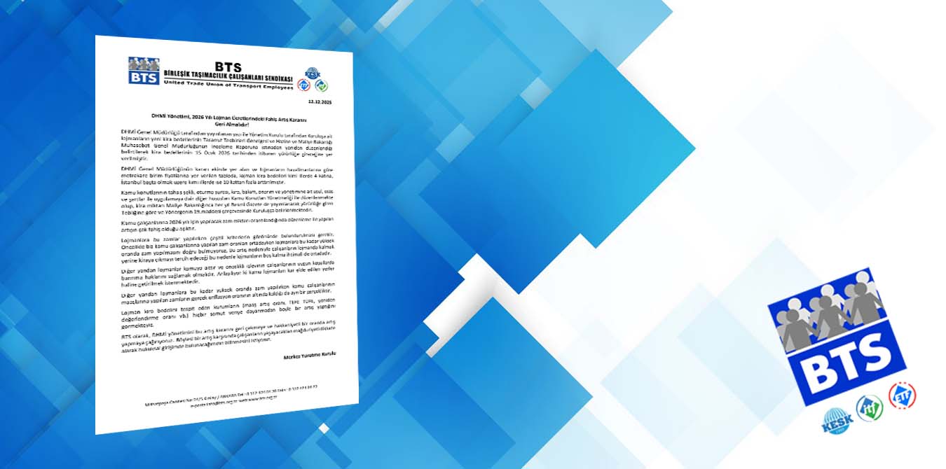 DHMİ YÖNETİMİ, 2026 YILI LOJMAN ÜCRETLERİNDEKİ FAHİŞ ARTIŞ KARARINI  GERİ ALMALIDIR!