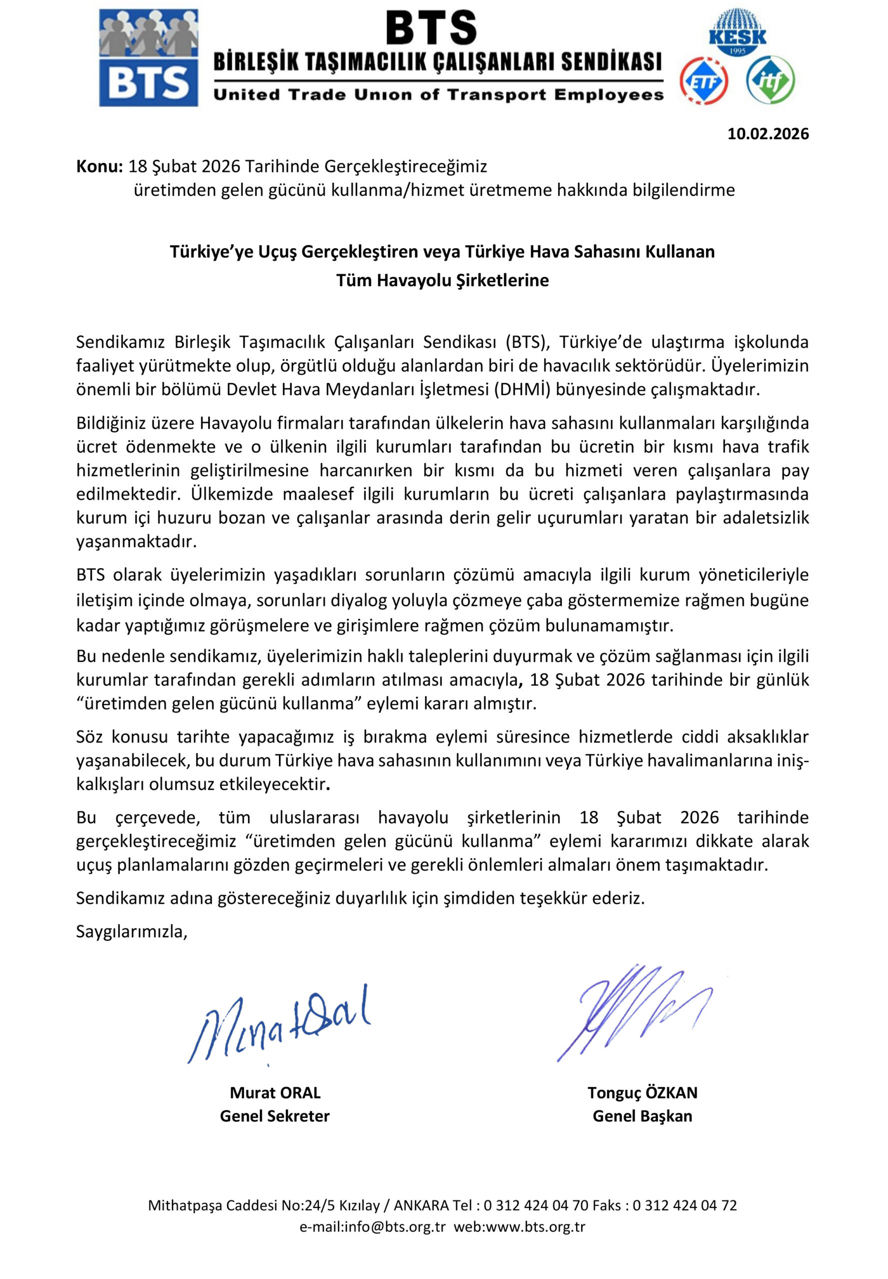 18Şubat-havayolu şirketlerine yazı-TR