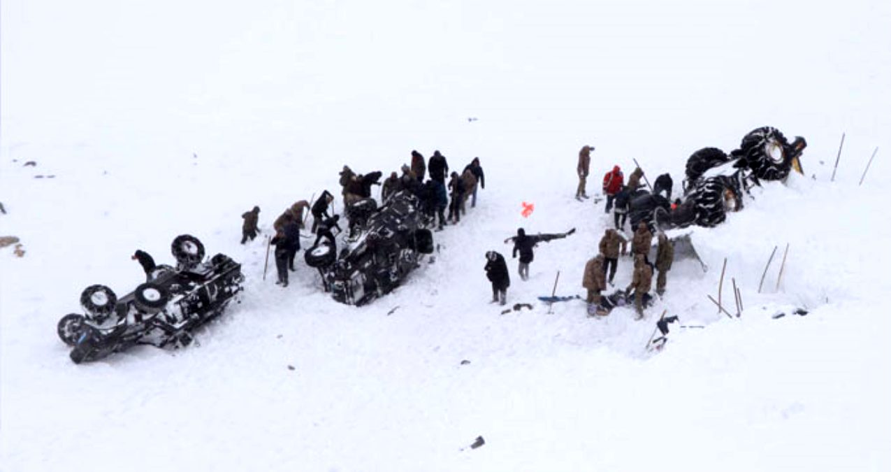 Van’da Çığ Felaketi…