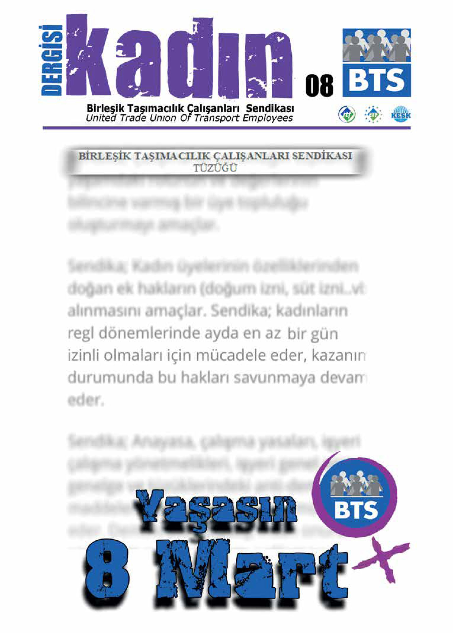 BTS Kadın Dergisi Sayı 8