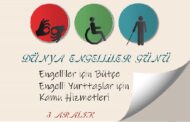 Bugün Dünya Engelliler Günü.