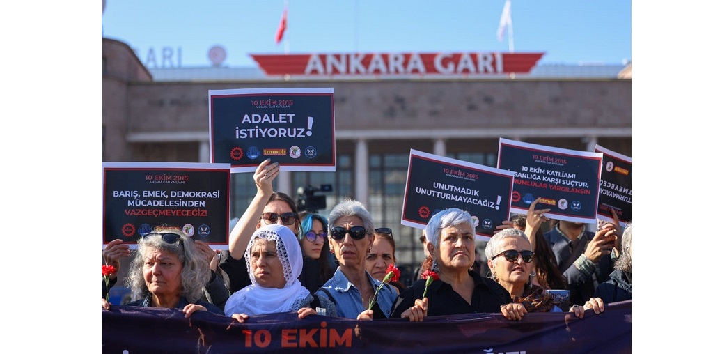 10 Ekim Ankara Gar Katliamının 11.Yılında Alanlardayız! Unutmadık Unutturmayacağız